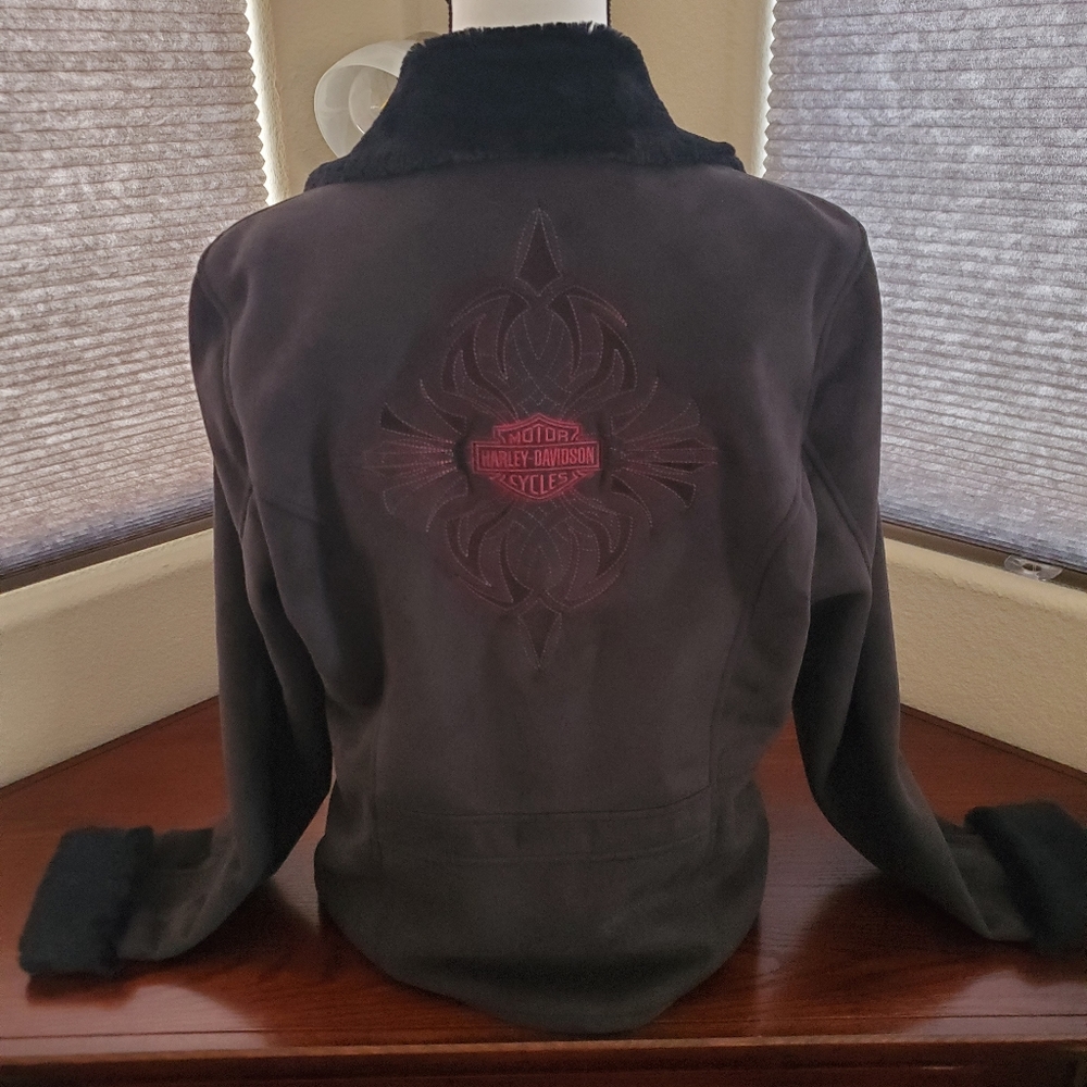 HARLEY DAVIDSON beautiful sherpa-lined jacket